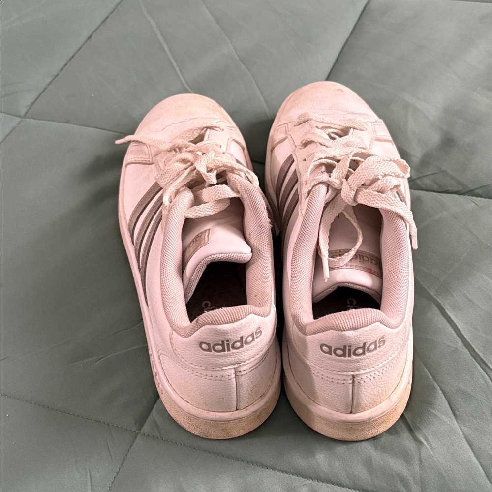 Adidas white and sliver Athletic Shoes